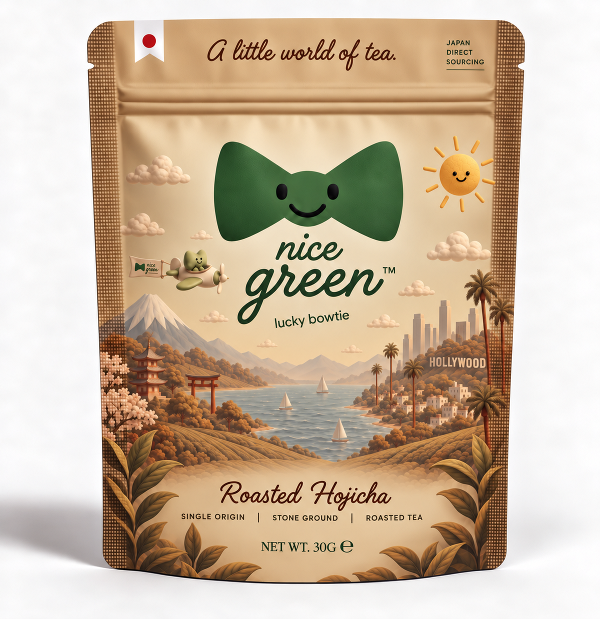 Nice Green Roasted Hojicha 30 g pouch