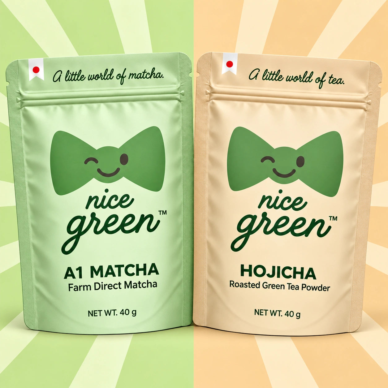 Matcha + Hojicha Duo